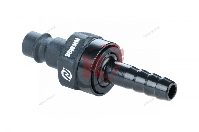 Быстроразъем композитный "папа" на елочку 8мм (NKM08) Nordberg