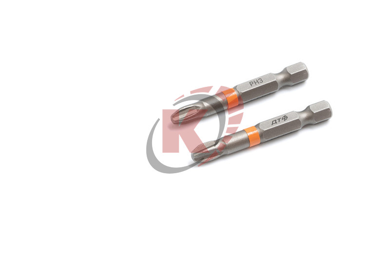 Бита PH3 L=50мм 1/4" набор 2шт (790322) ДТ