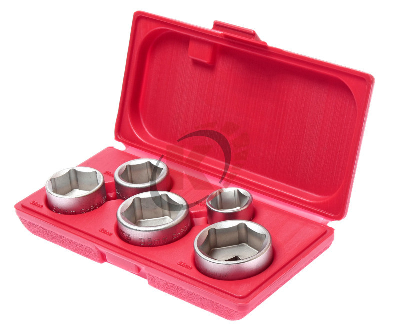 Набор съемников масляных фильтров "чашки" в кейсе 5 предметов  (JTC-4665)