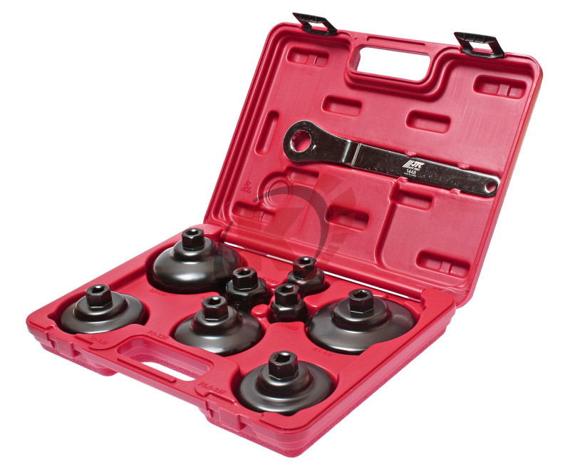 Набор съемников масляных фильтров "чашки" в кейсе 9 предметов  (JTC-1448)