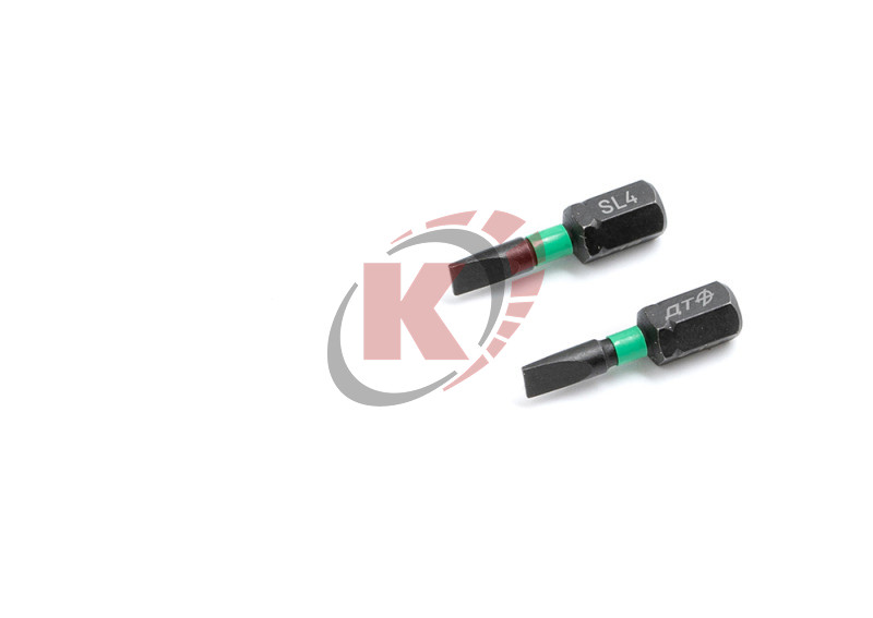 Бита SL4 L=25мм 1/4" ударная набор 2шт (792202) ДТ