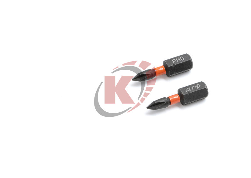 Бита PH0 L=25мм 1/4" ударная набор 2шт (793002) ДТ