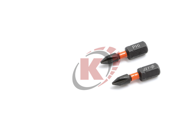 Бита PH1 L=25мм 1/4" ударная набор 2шт (793102) ДТ