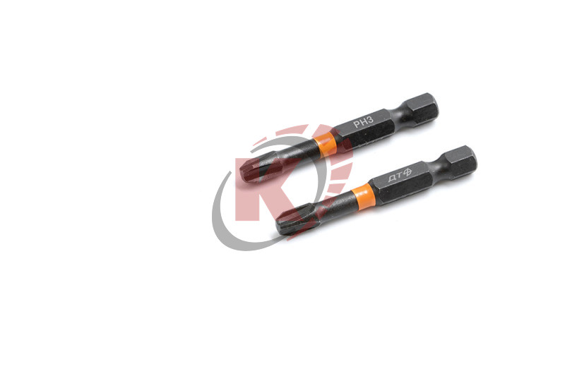 Бита PH3 L=50мм 1/4" ударная набор 2шт (793322) ДТ