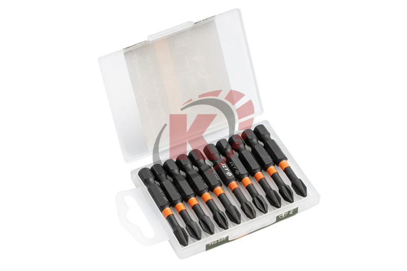 Бита PH3 L=50мм 1/4" ударная набор 10шт (793325) ДТ