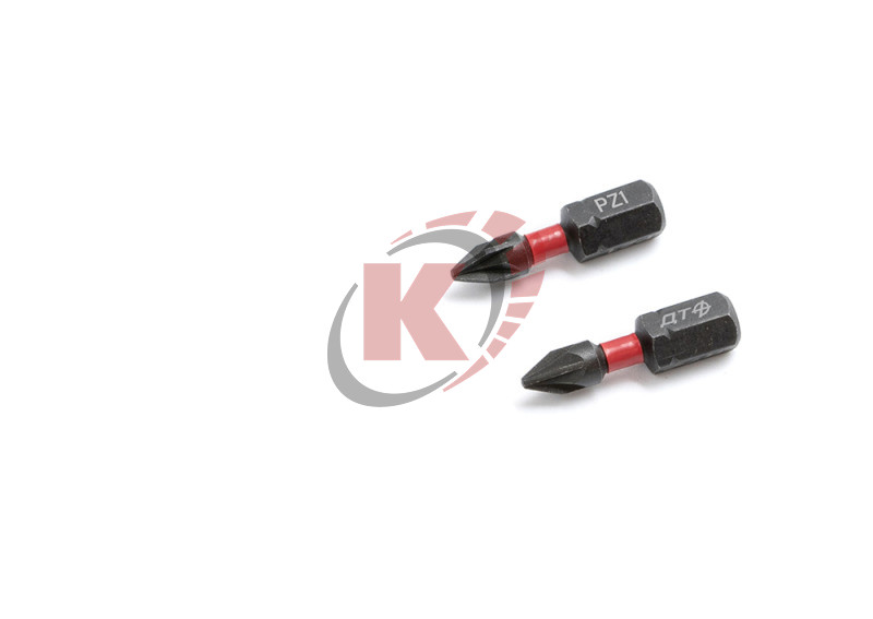 Бита PZ1 L=25мм 1/4" ударная набор 2шт (793602) ДТ