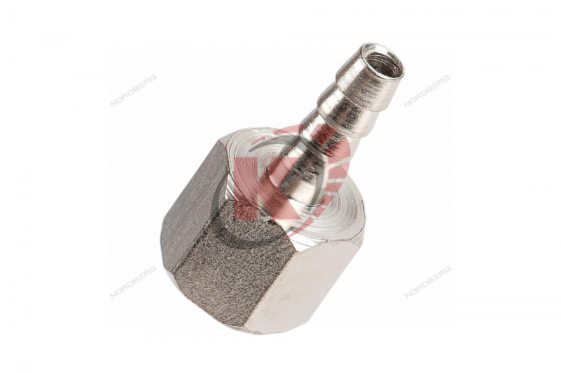 Переходник внутренняя резьба 1/4 на елочку 6мм (NPSF206) Nordberg