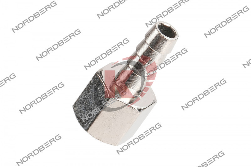Переходник внутренняя резьба 1/4 на елочку 8мм (NPSF208) Nordberg