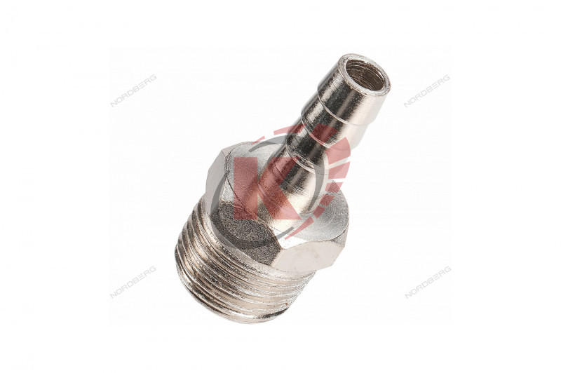 Переходник наруж. резьба М1/2" на елочку 10 мм (NPSM410) Nordberg