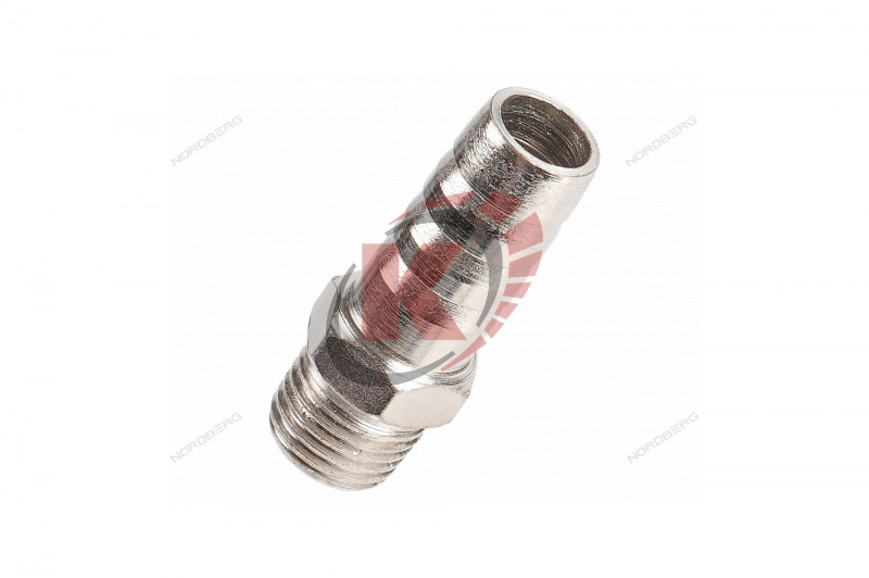 Переходник наруж. резьба М1/4" на елочку 12мм (NPSM212) Nordberg