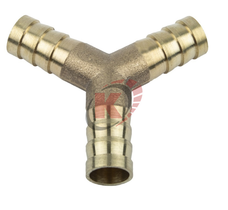 Переходник "елка" 10 мм Y-образный, латунь (HHHY30G) Garwin