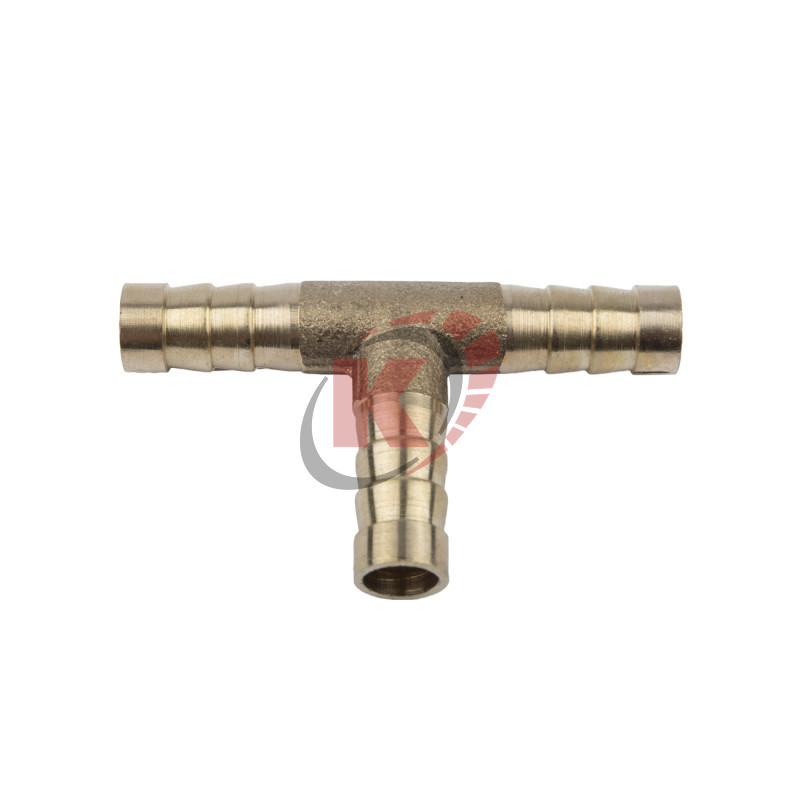 Переходник "елка" 8 мм T-образный, латунь (HHHT25G) Garwin