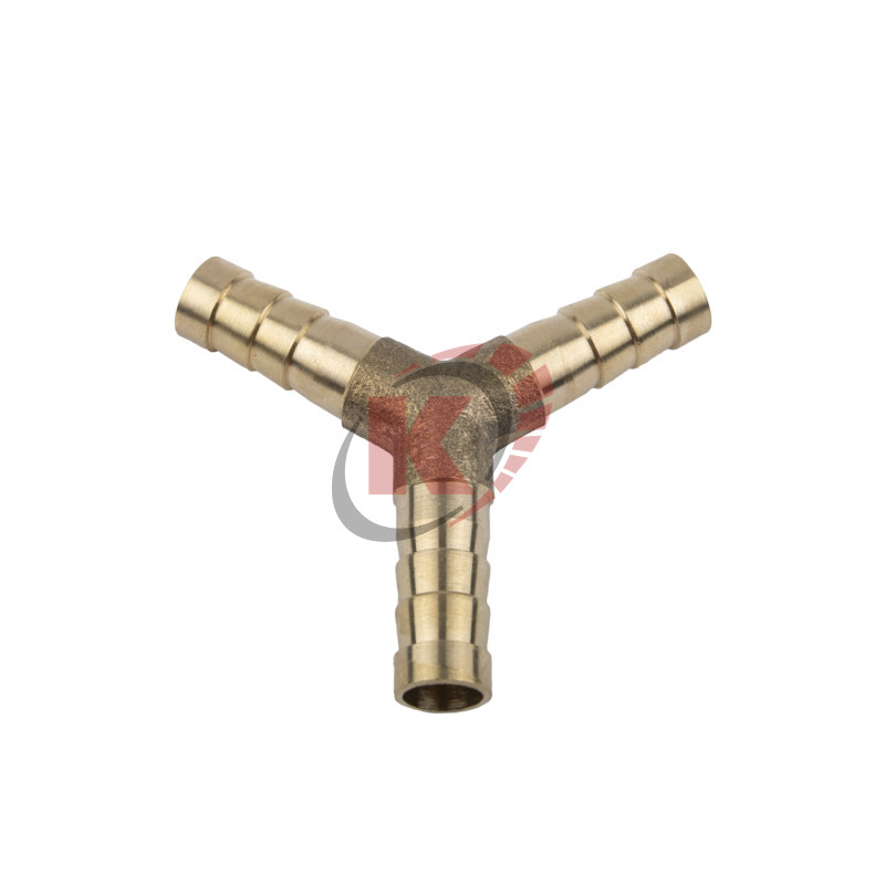 Переходник "елка" 8 мм Y-образный, латунь (HHHY25G) Garwin