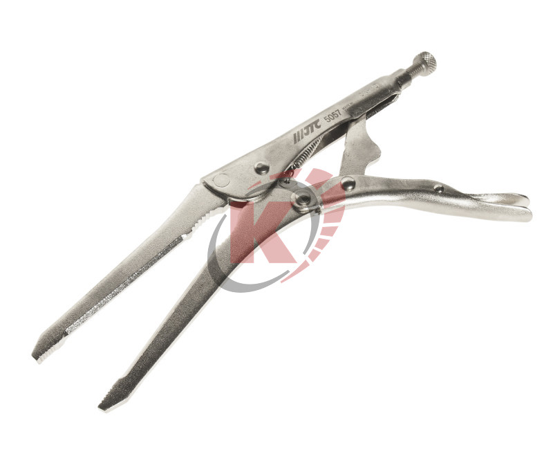 Клещи с фиксатором для зажима шлангов длина 280мм (JTC-5057)