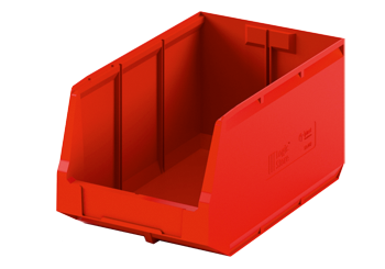 Ящик (лоток) полимерный 12.407.1.40 (500х300х250) красный Iplast